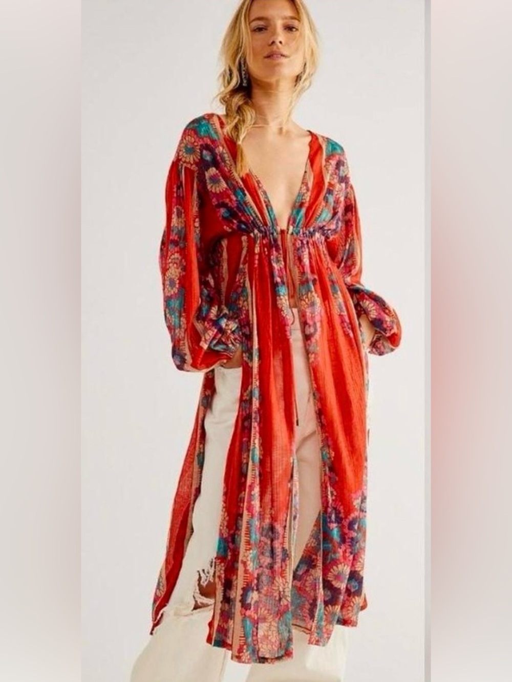 Free People Dream Girl Midi Duster